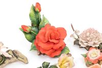 A Collection of Boehm and Royal Worcester Dorothy Doughty Porcelain Flowers