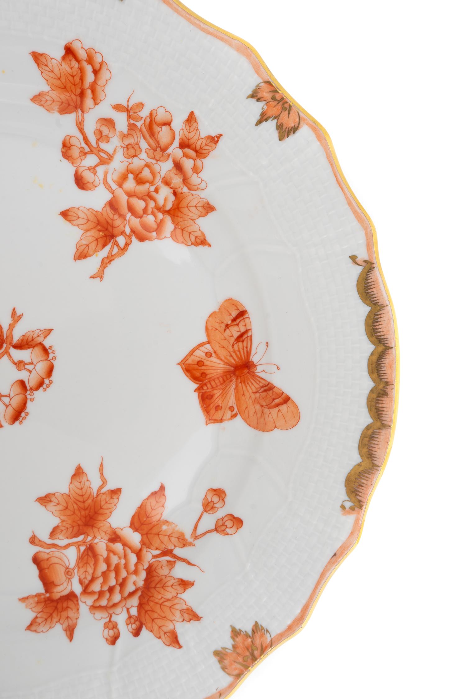 An Assembled Herend Porcelain Dinner Service