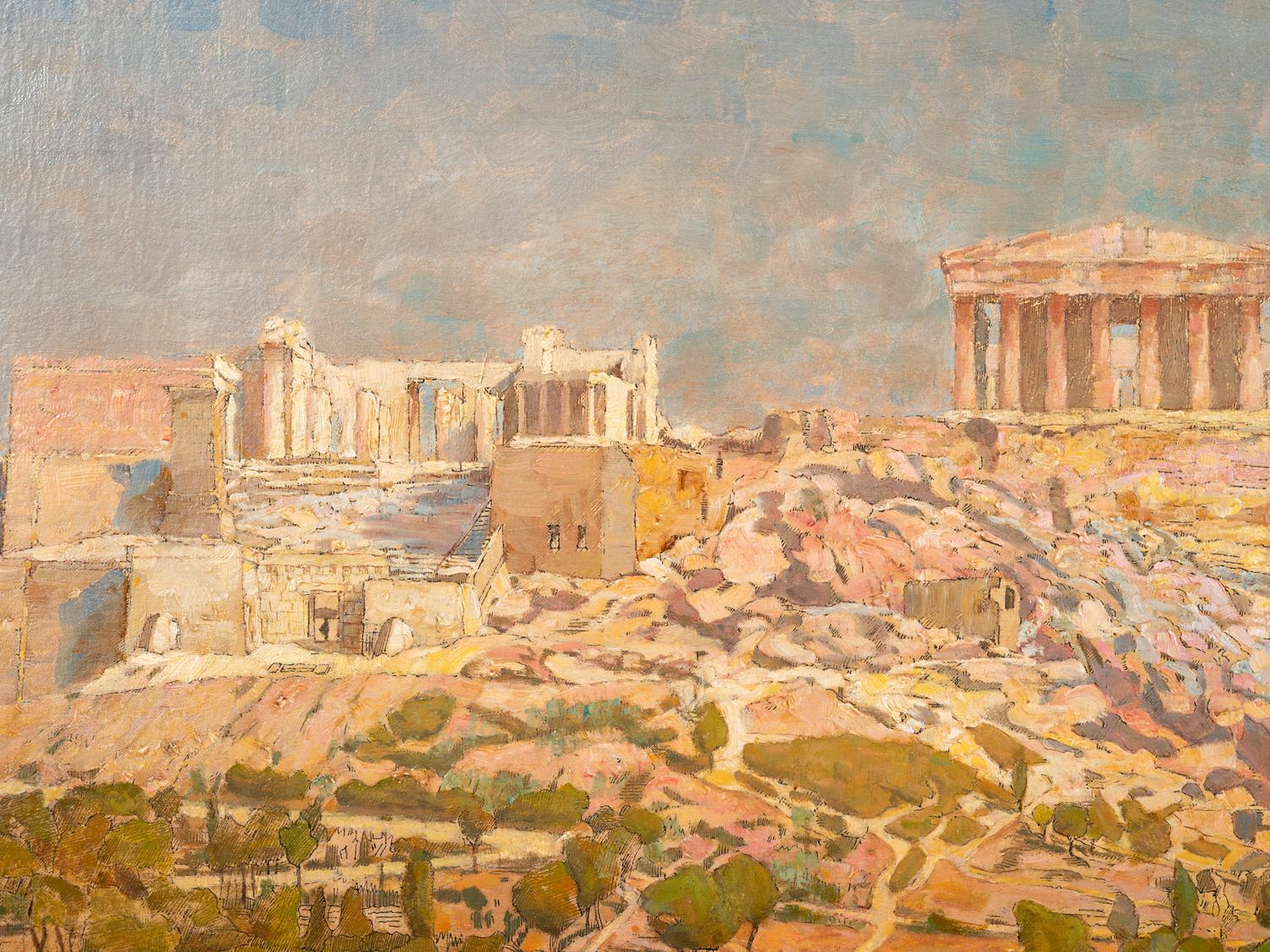 The Acropolis From the Altar of Zeus , c. 1900-01