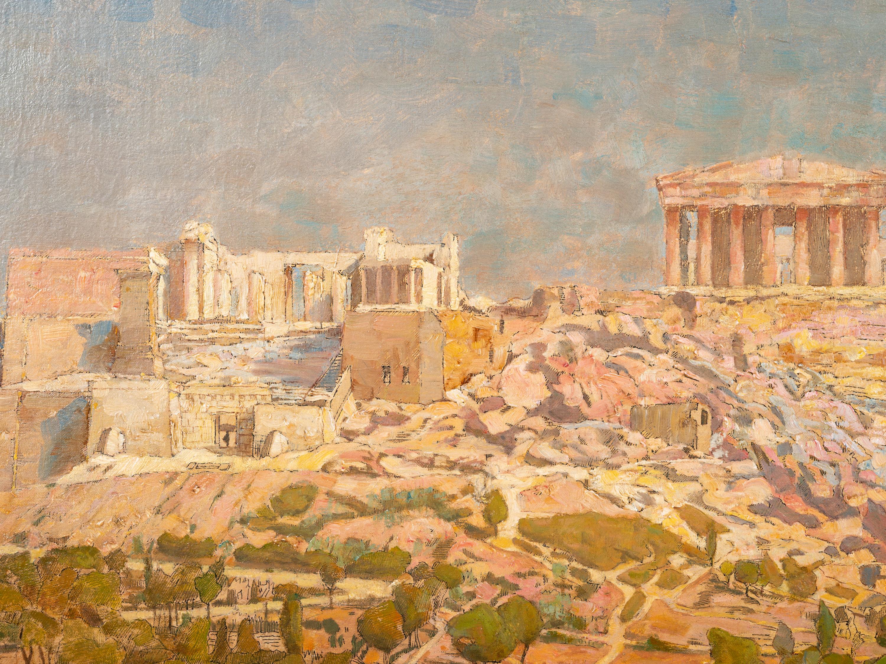The Acropolis From the Altar of Zeus , c. 1900-01
