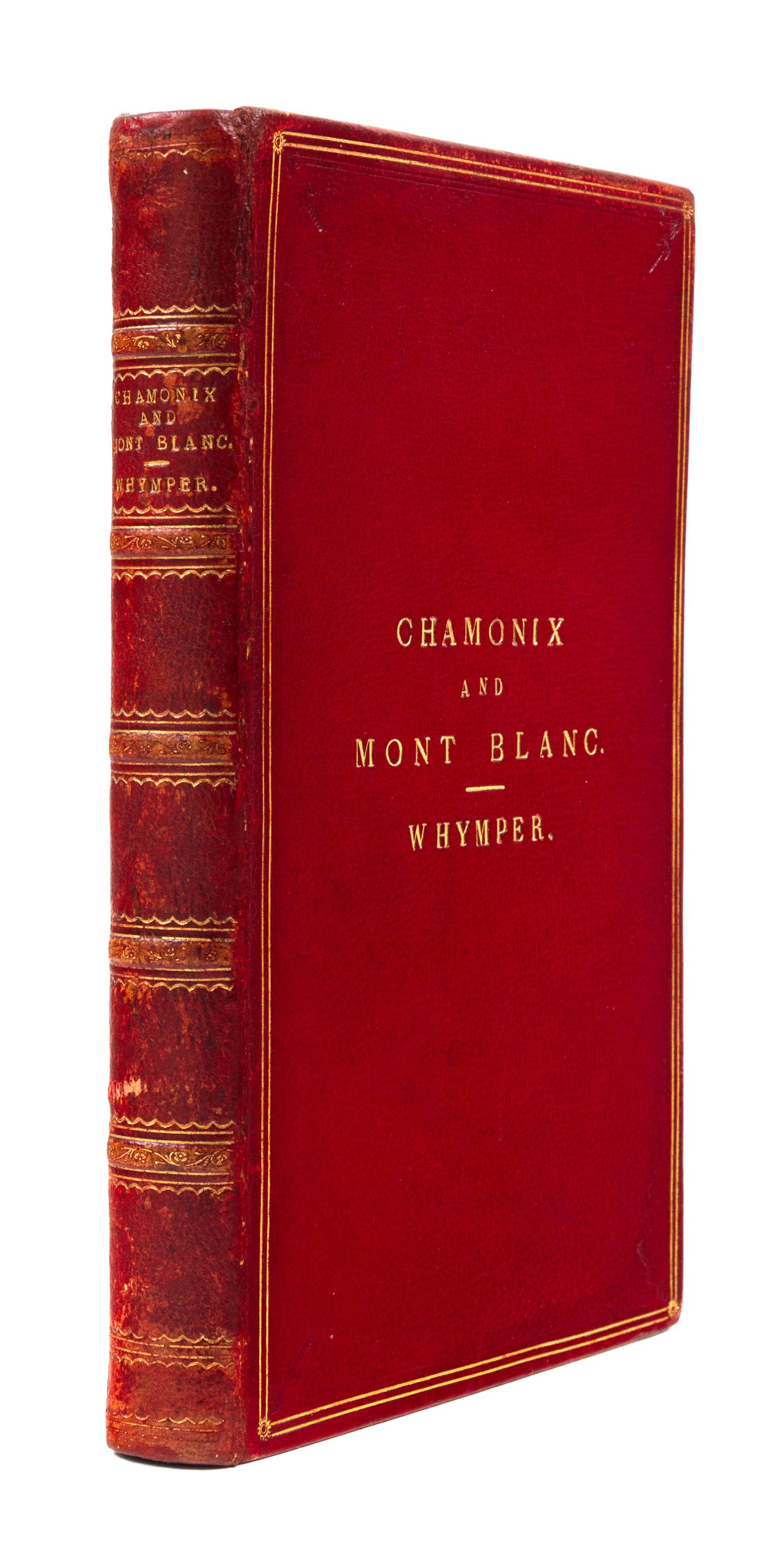 WHYMPER, Edward (1840-1911). Chamonix and the range of Mont Blanc. A Guide... London: John Murray, 1896.