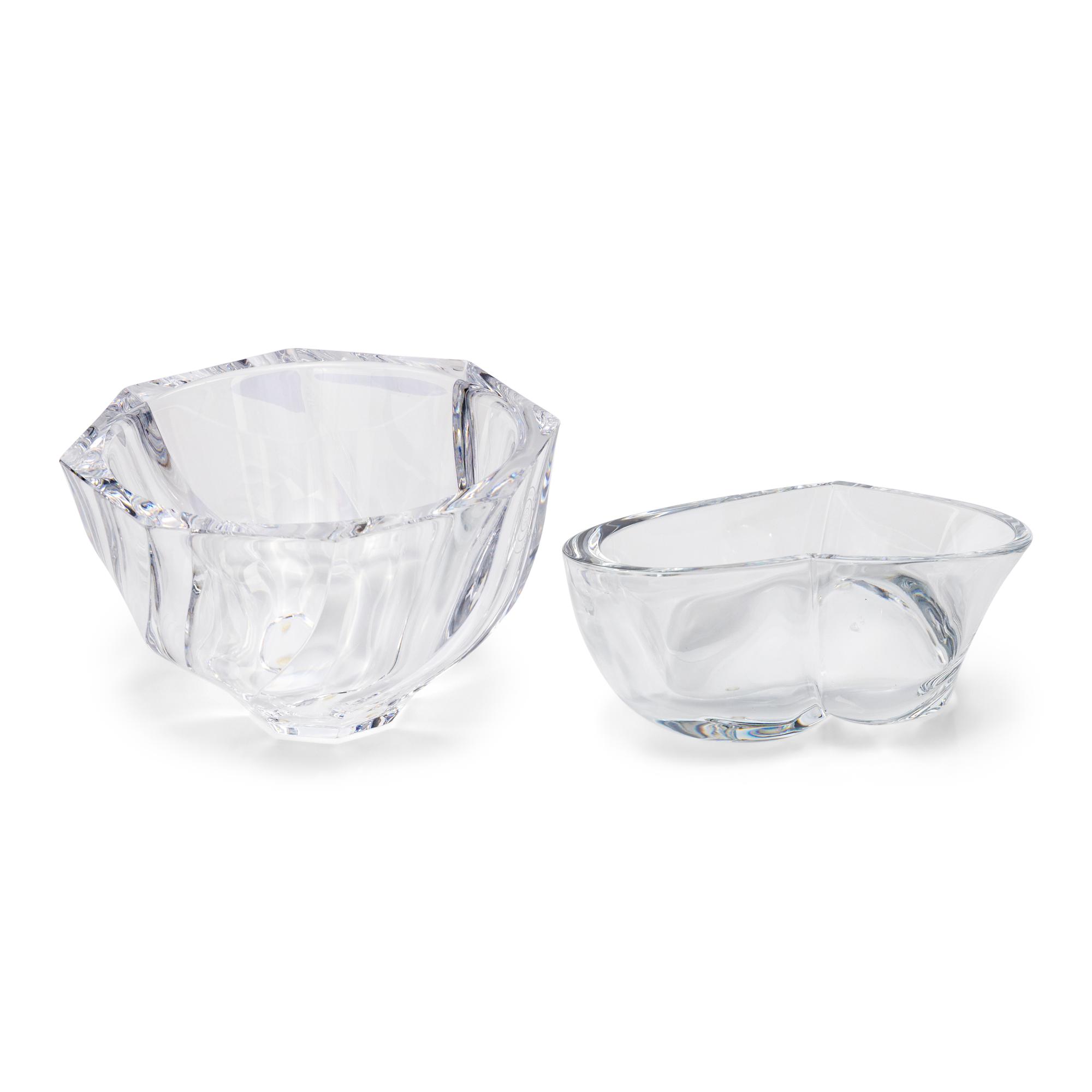 Two Orrefors Glass Table Articles