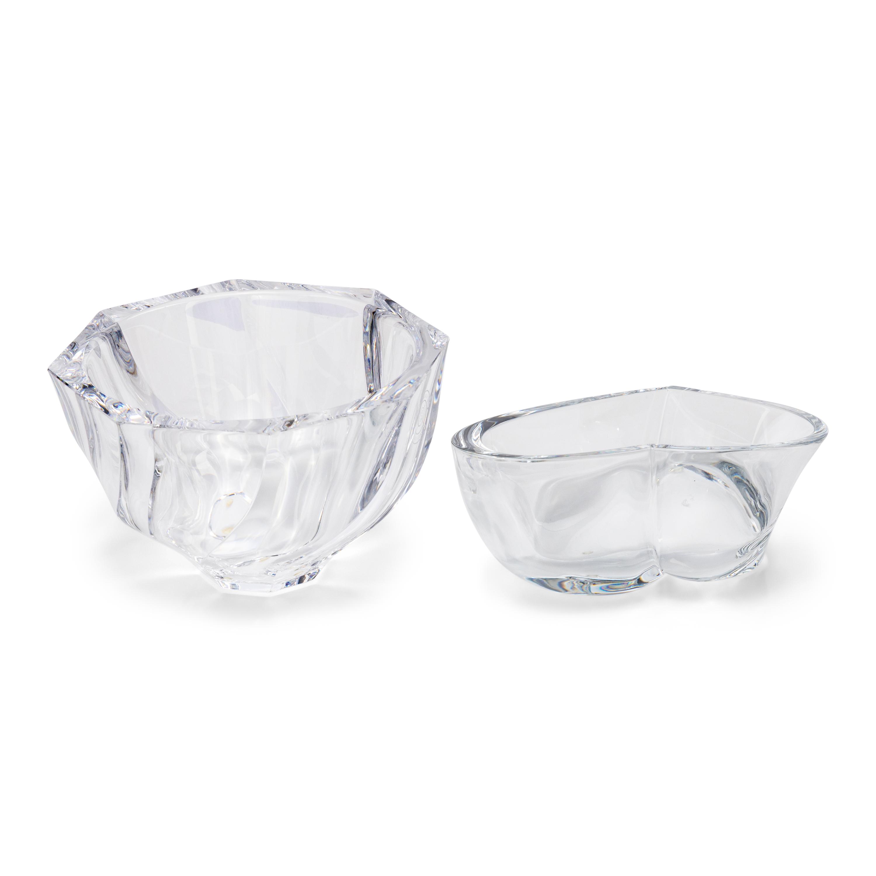 Two Orrefors Glass Table Articles