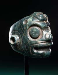 A Costa Rican Jade Ceremonial Mace Head
