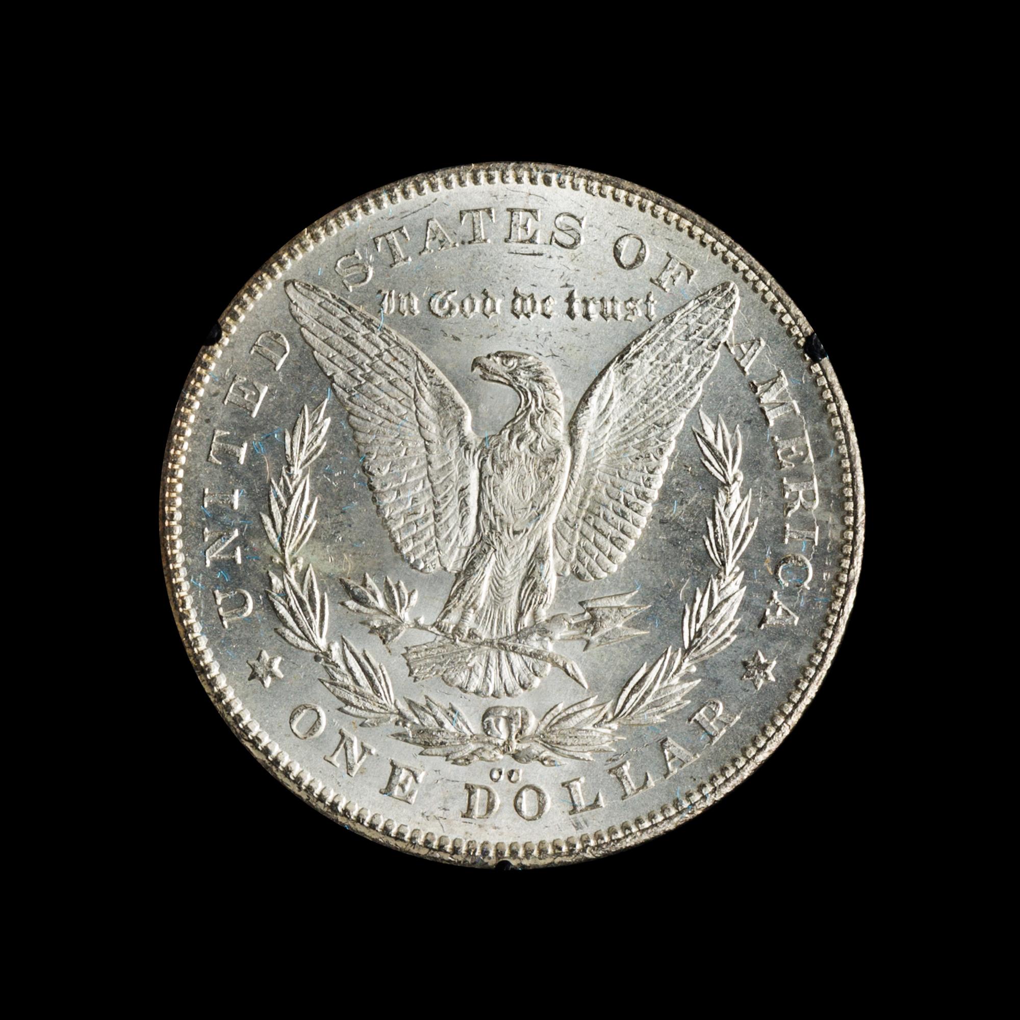 A United States 1878-CC GSA: Morgan Silver Dollar Coin