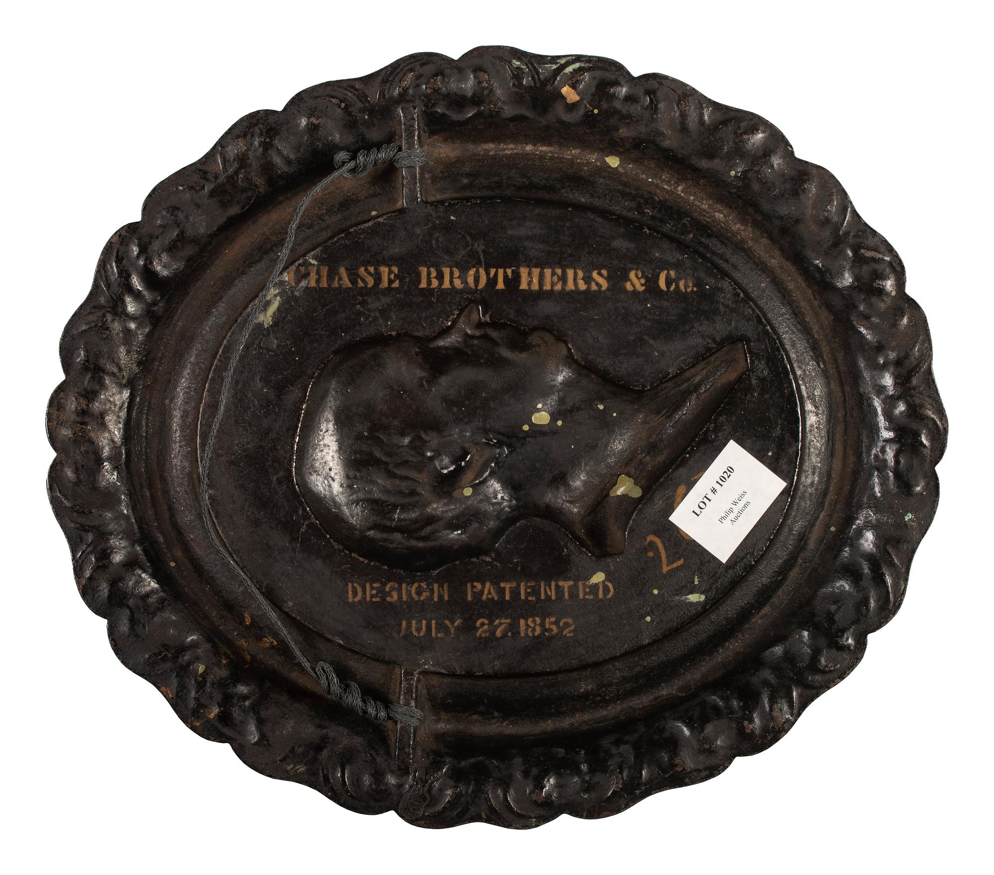 [WEBSTER, Daniel (1782-1852)]. A group of pamphlets and other ephemera, including gilt cast iron profile bust wall plaque.