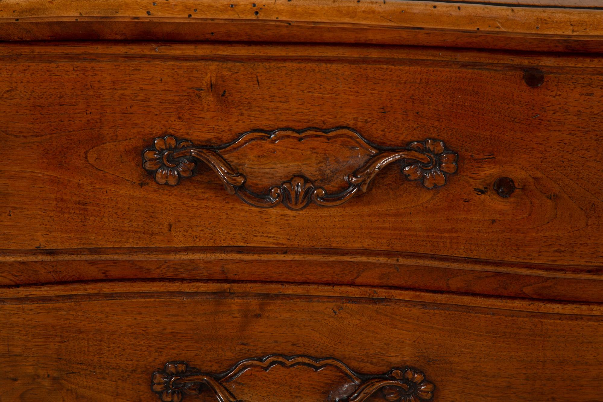A Louis XV Provincial Fruitwood Commode