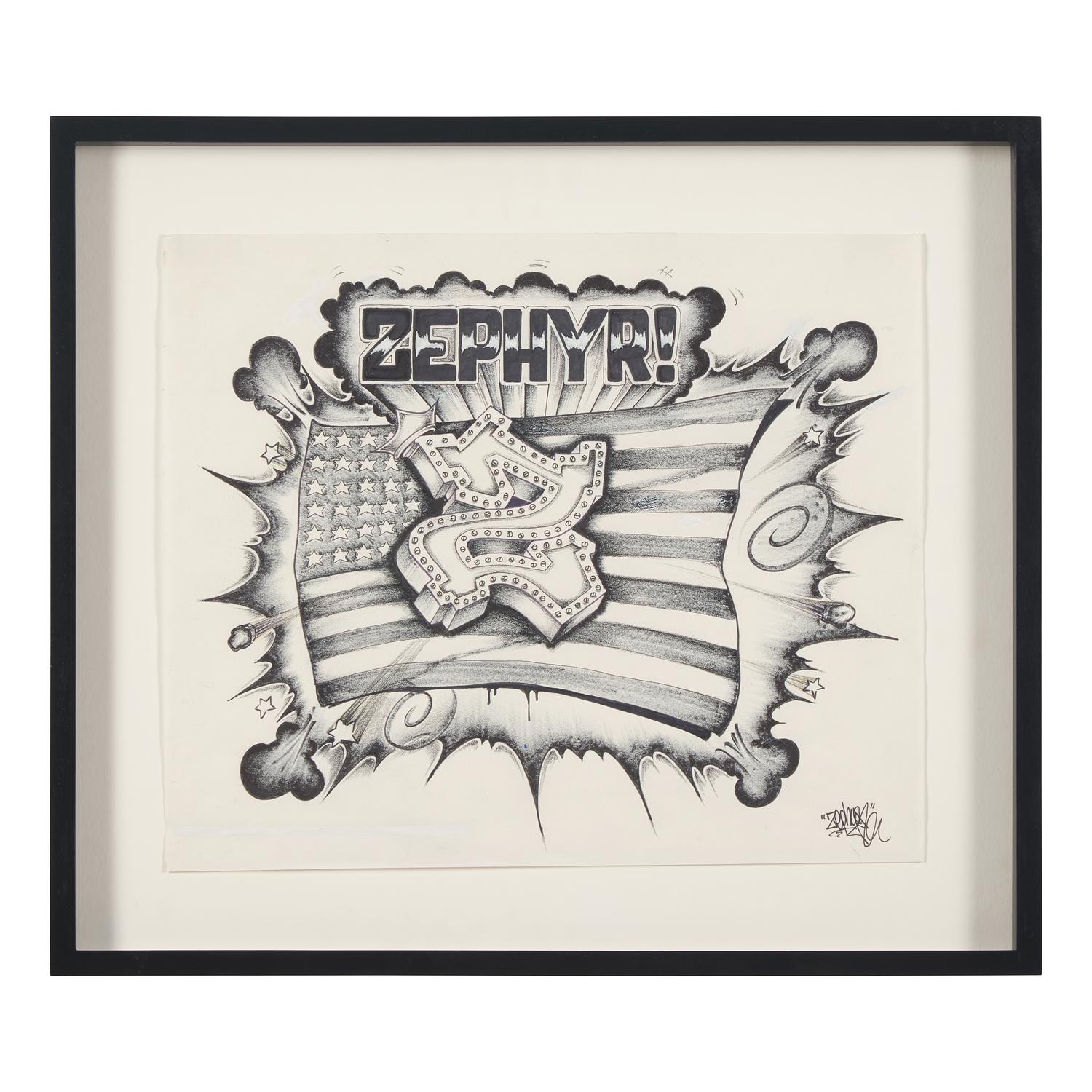 ZEPHYR (American, b. 1961) — Flag , 1984