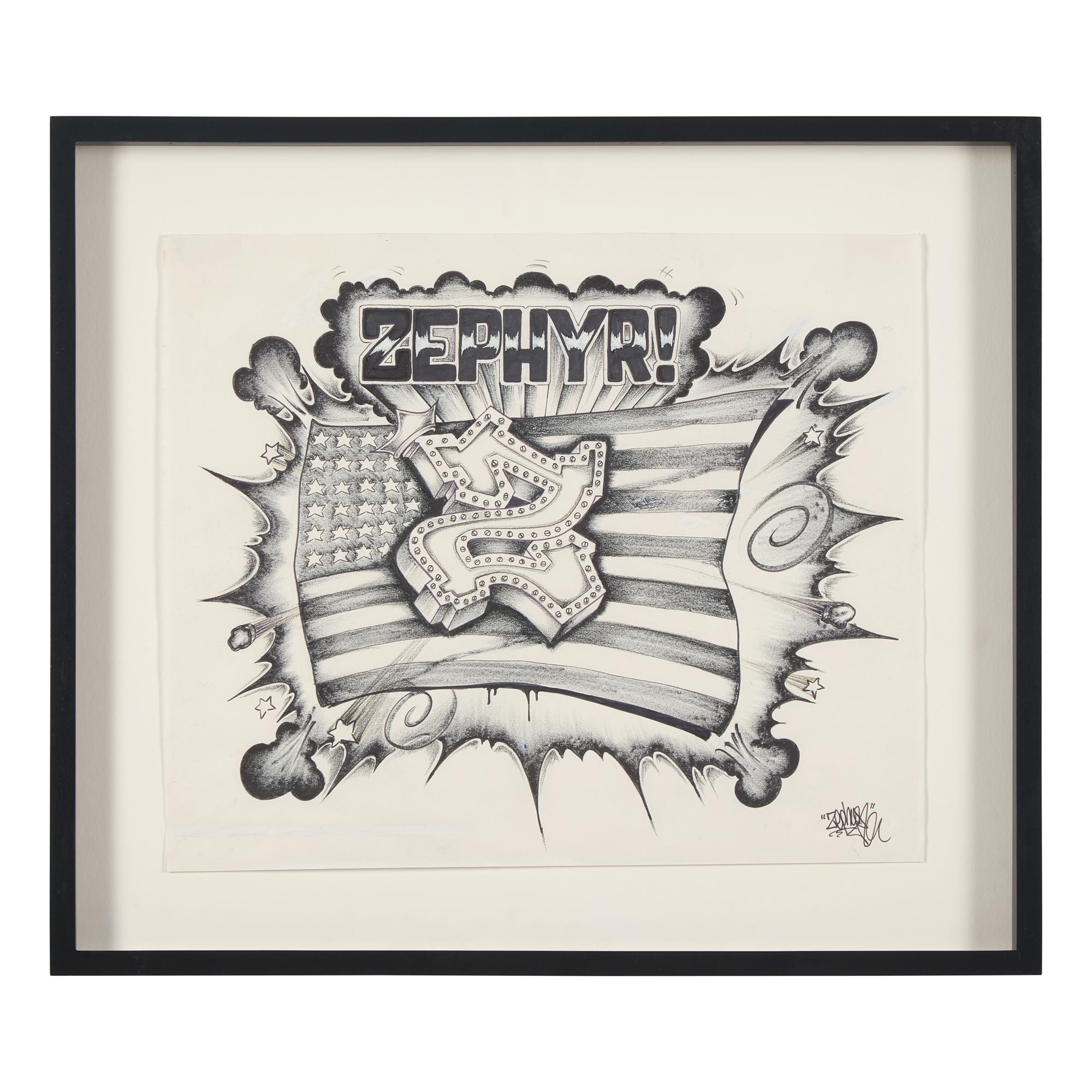 ZEPHYR (American, b. 1961) — Flag , 1984