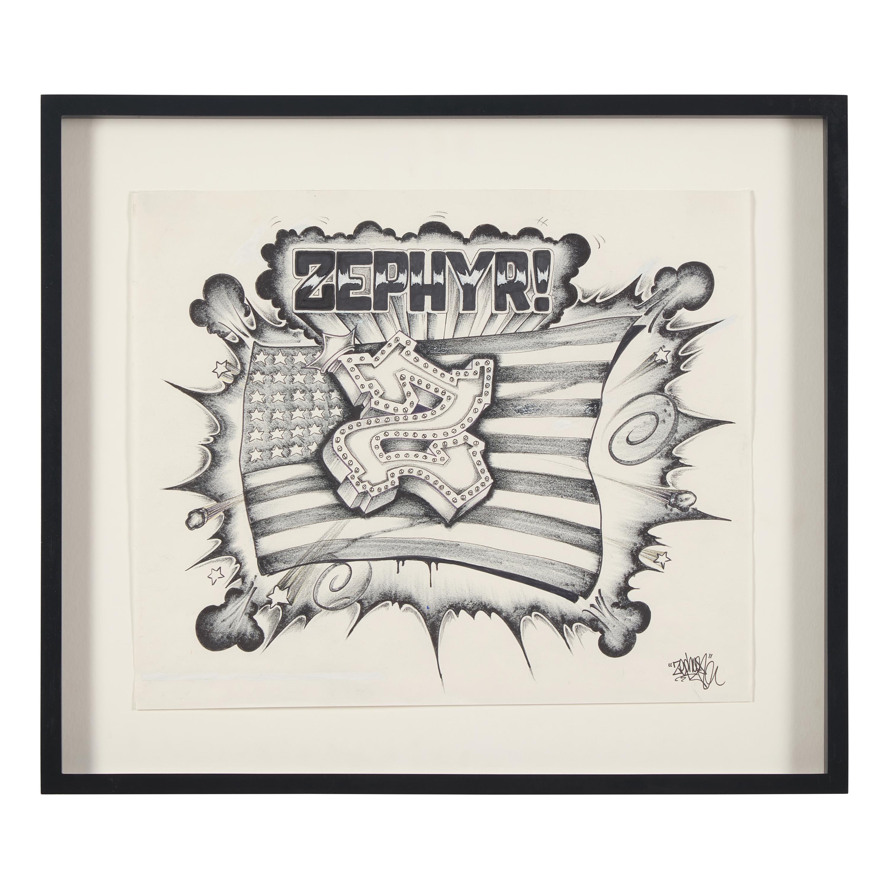 ZEPHYR (American, b. 1961) — Flag , 1984