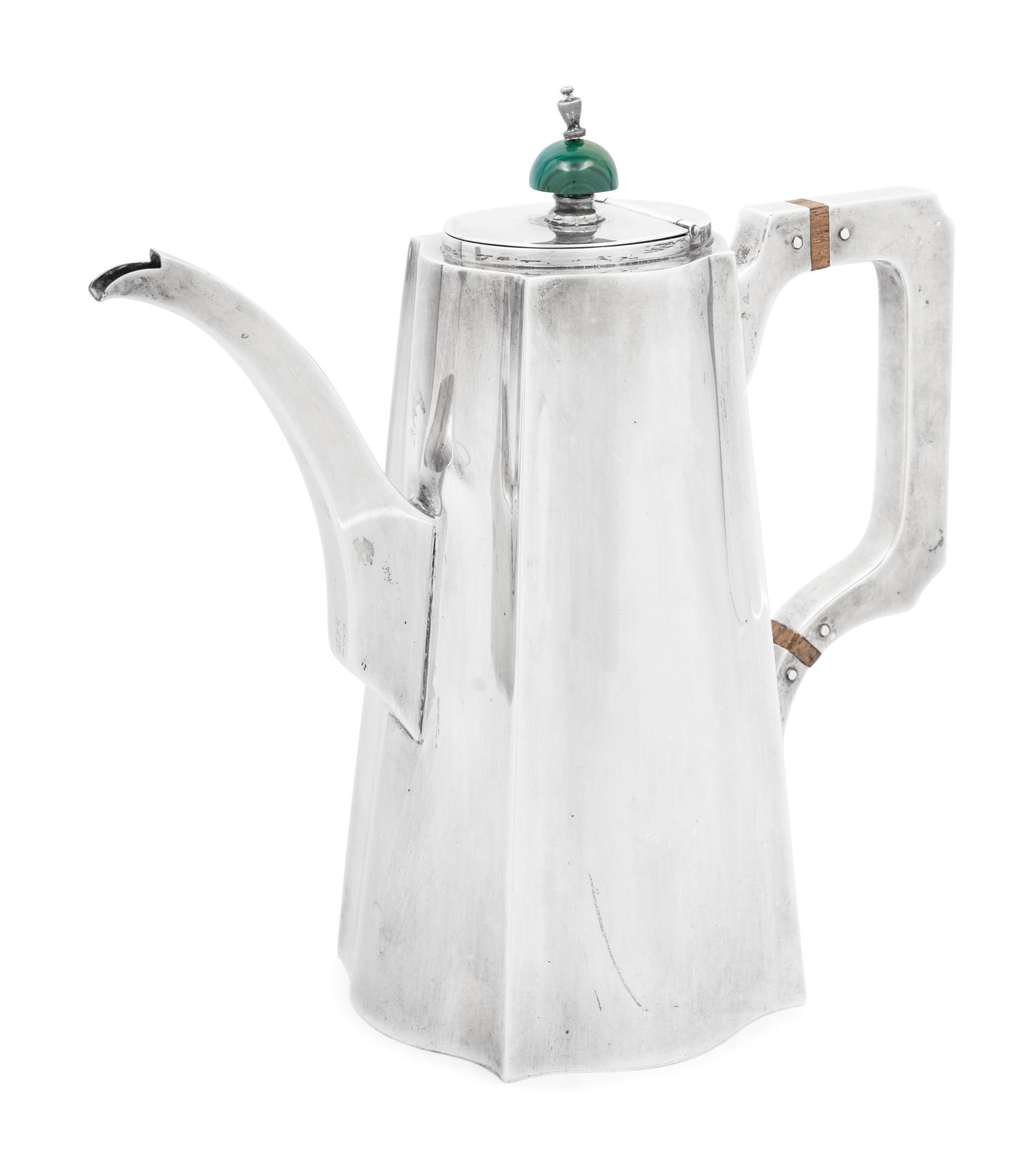A Cartier Silver Four-Piece Tea and Coffee Service