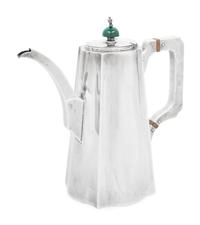 A Cartier Silver Four-Piece Tea and Coffee Service