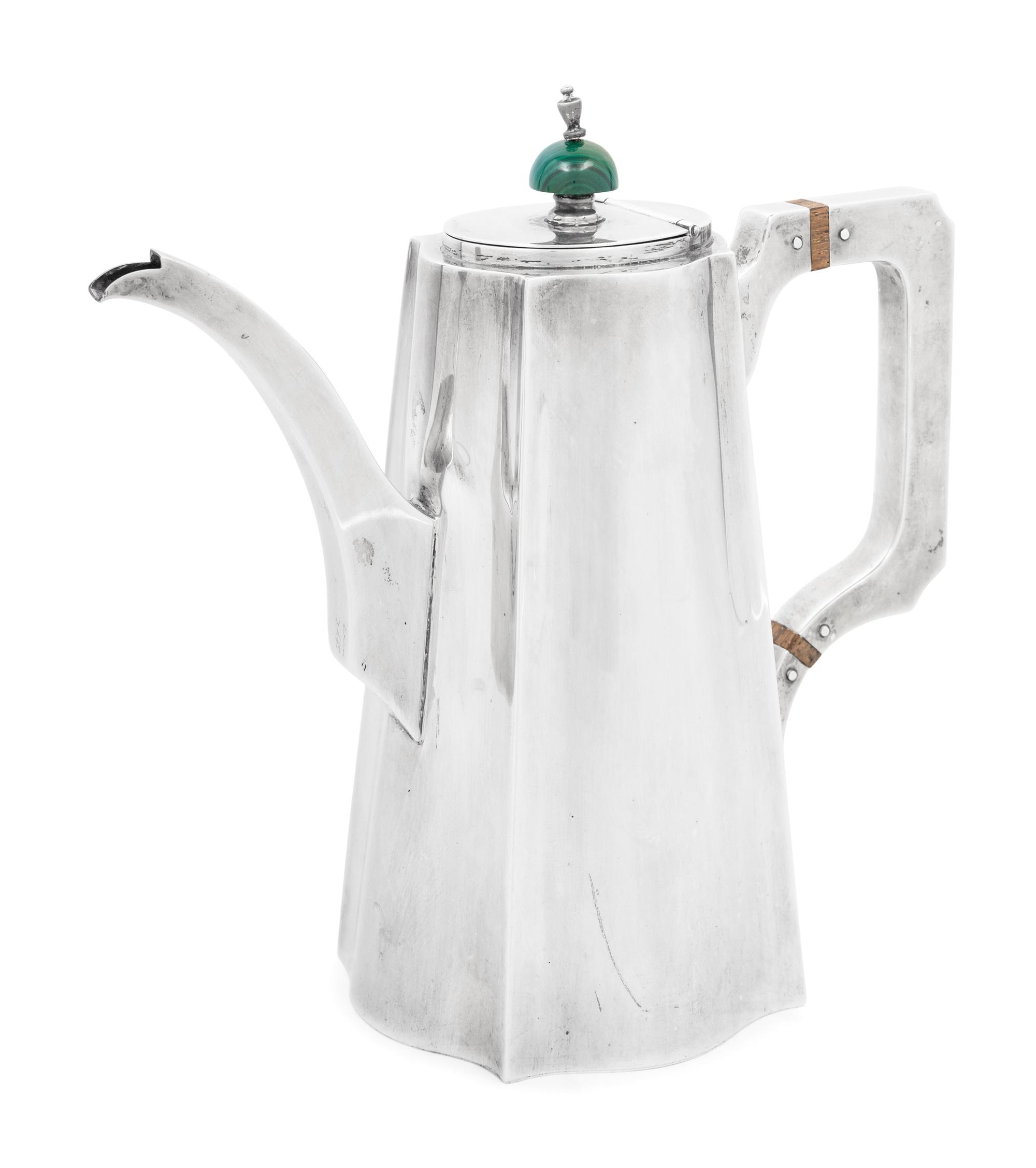A Cartier Silver Four-Piece Tea and Coffee Service
