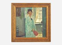 Rae Sloan Bredin (American, 1881-1933) - In the Doorway