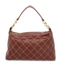 CHANEL, SURPIQUE LEATHER HOBO BAG