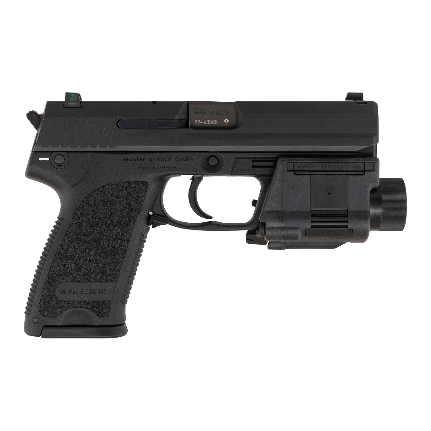 *HK USP .40 with HK Tactical Light MK II