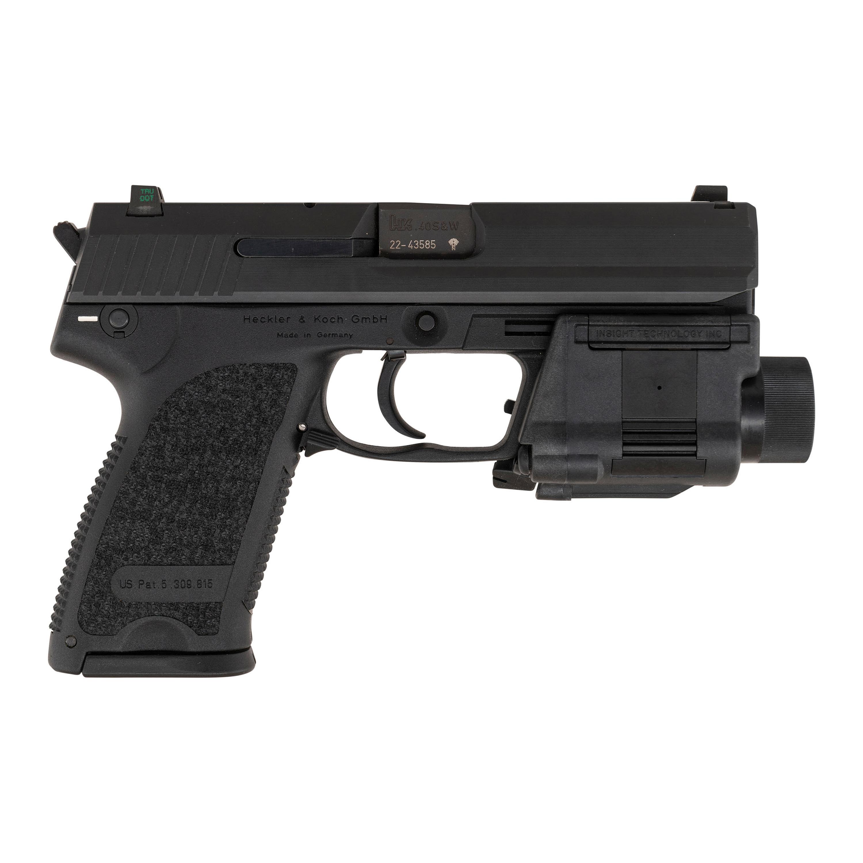 *HK USP .40 with HK Tactical Light MK II