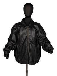 Mike Ditka's Personally Owned and Worn Gridiron Greats Leather Jacket