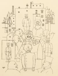 Er hat Hindenburg verspottet from Deutsche Graphiker der Gegenwart