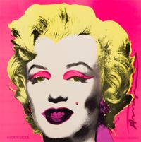 Andy Warhol, (American, 1928-1987), Marilyn (Castelli Graphics invitation), 1981