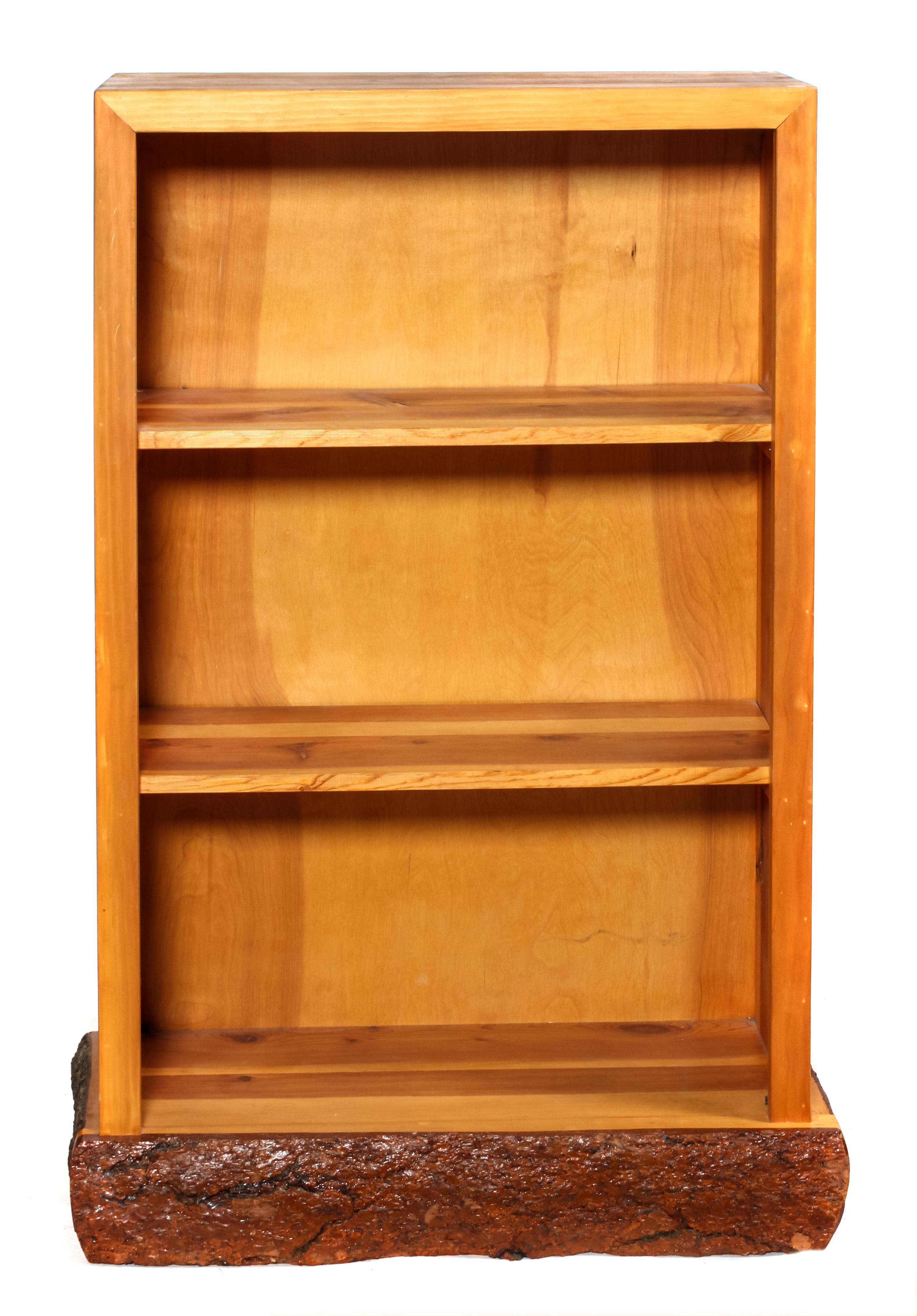 Western Bookcase, Cowboy Classics by Tom Bice Height 48 x width 29 1/2 x depth 12 inches