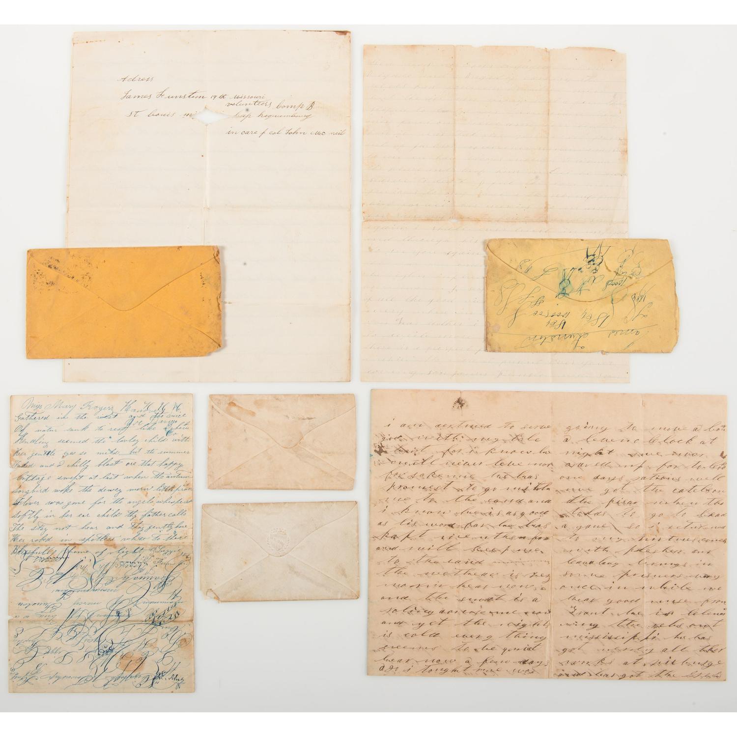 Civil War Archive of Midwestern Soldiers and Brothers James and Adam Funston