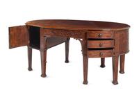 A George III Style Mahogany Desk