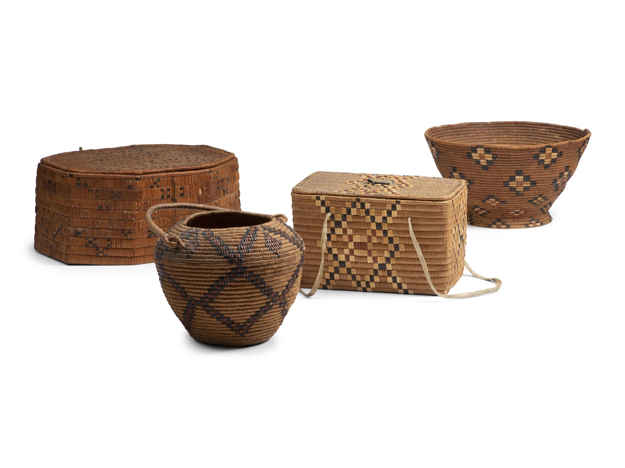 Salish Imbricated Baskets