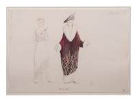 Seven Conceptual Opera Costume Illustrations, Late 1960s-2012