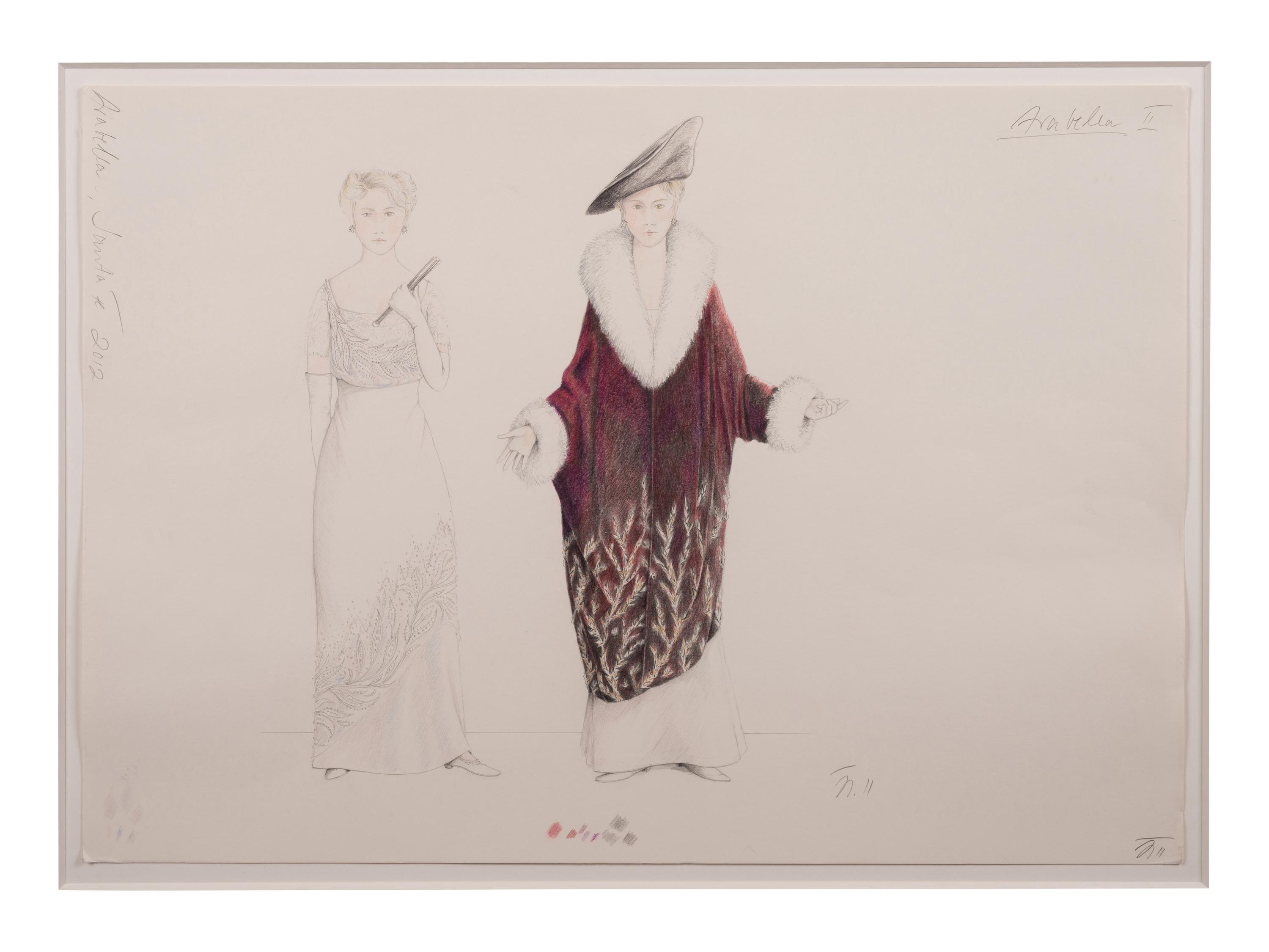 Seven Conceptual Opera Costume Illustrations, Late 1960s-2012