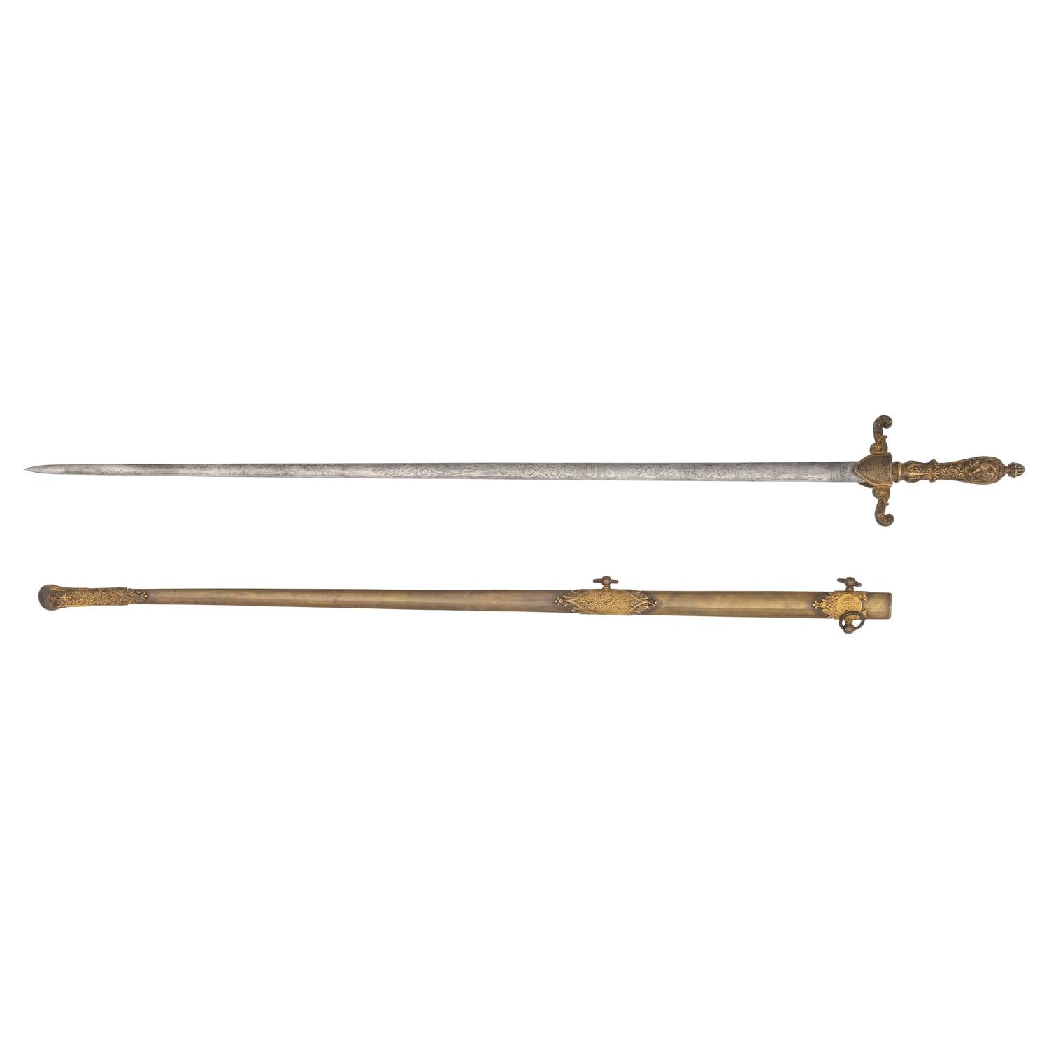 US Model 1840 Medical Staff Sword Engraved to Assistant Surgeon Benjamin Taft - 20th Mass Infantry