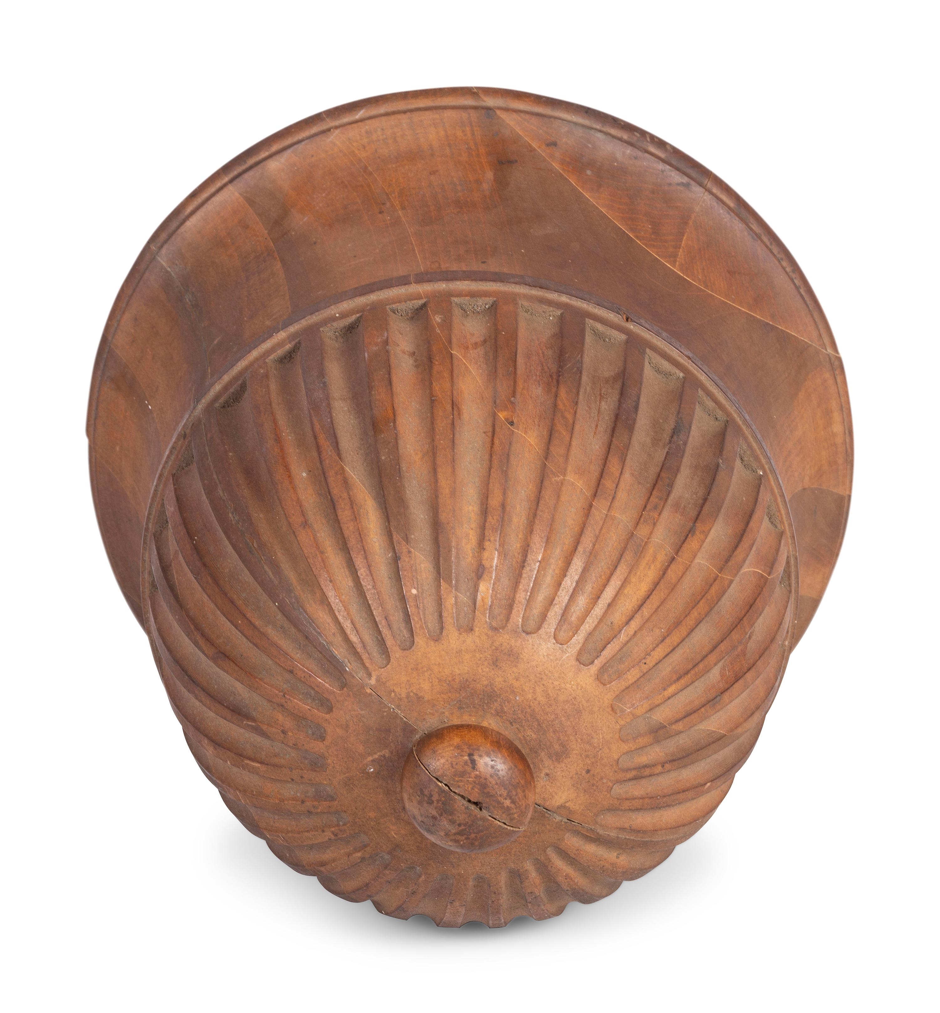A Wooden Fire Hydrant Top