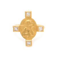 CATHY WATERMAN, HIGH KARAT GOLD AND DIAMOND RING