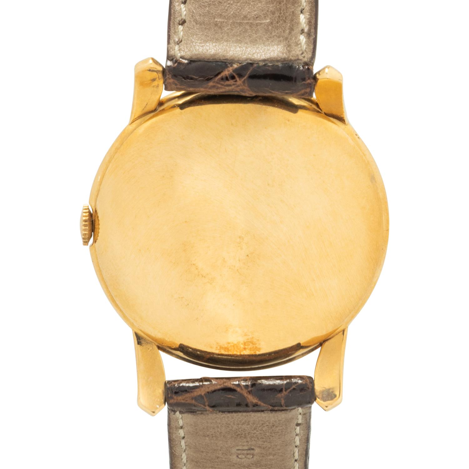IWC, 18K YELLOW GOLD WATCH WITH IWC BUCKLE