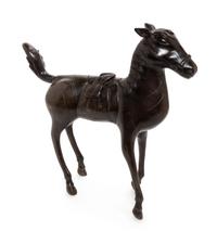 A Bronze 'Horse' Censer and Cover Height 13 1/2 inches. — 19TH CENTURY