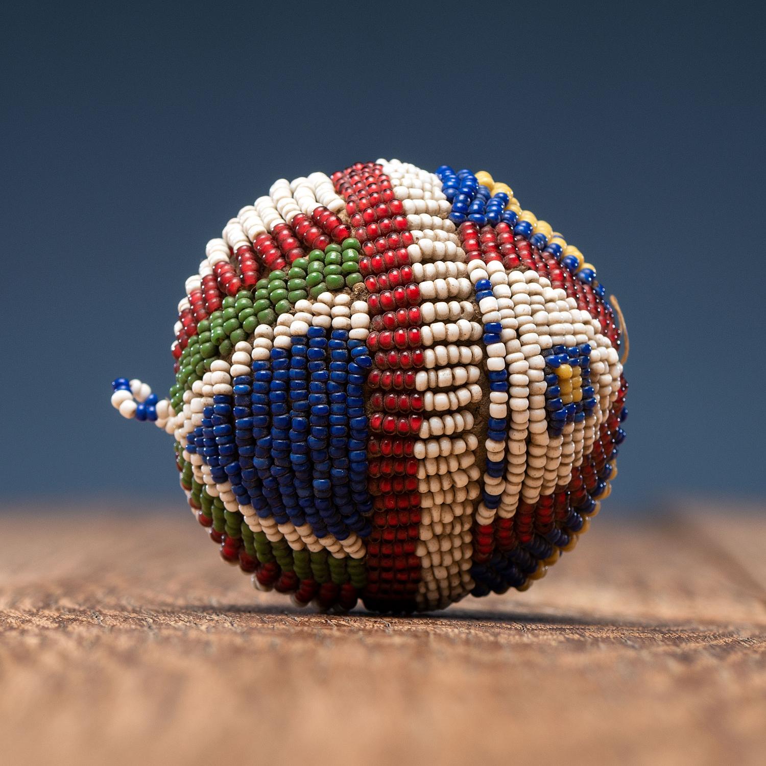 Sioux Beaded Hide Ball