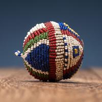 Sioux Beaded Hide Ball