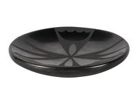 Black-on-black Pottery Plate