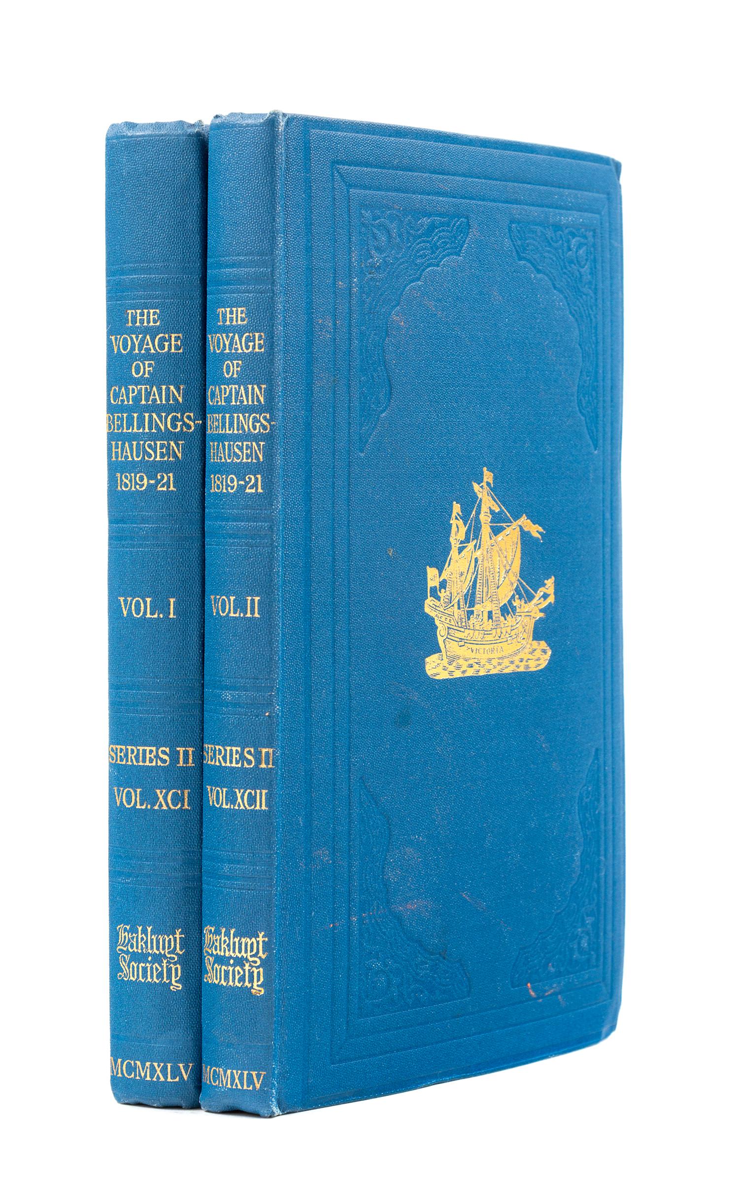 BELLINGSHAUSEN, Fabian Gottlieb von (1778-1852). The Voyage of Capt. Bellingshausen to the Antarctic Seas 1819-1821. London: Printed fo