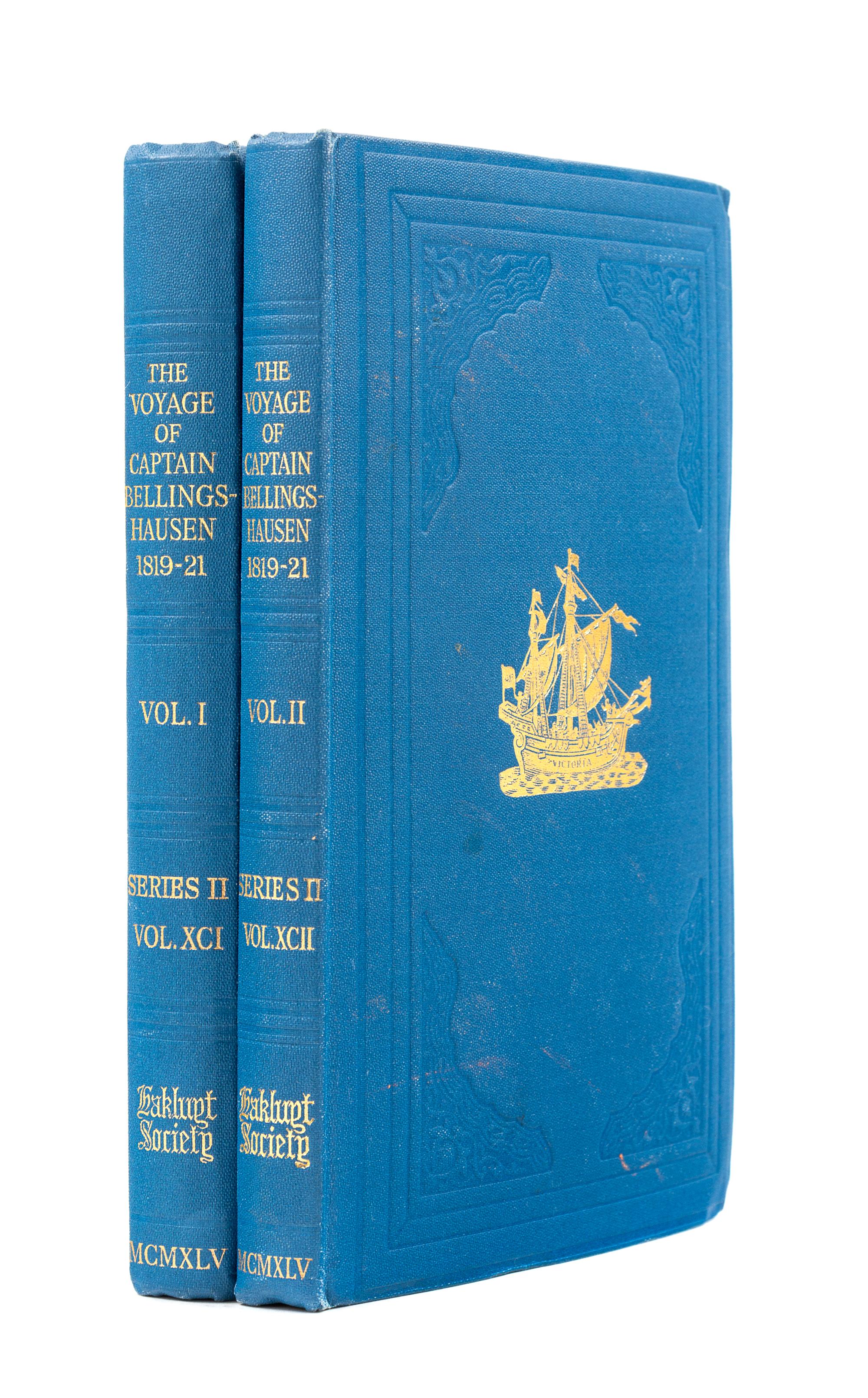 BELLINGSHAUSEN, Fabian Gottlieb von (1778-1852). The Voyage of Capt. Bellingshausen to the Antarctic Seas 1819-1821. London: Printed fo