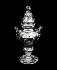 An Edwardian Silver Caster