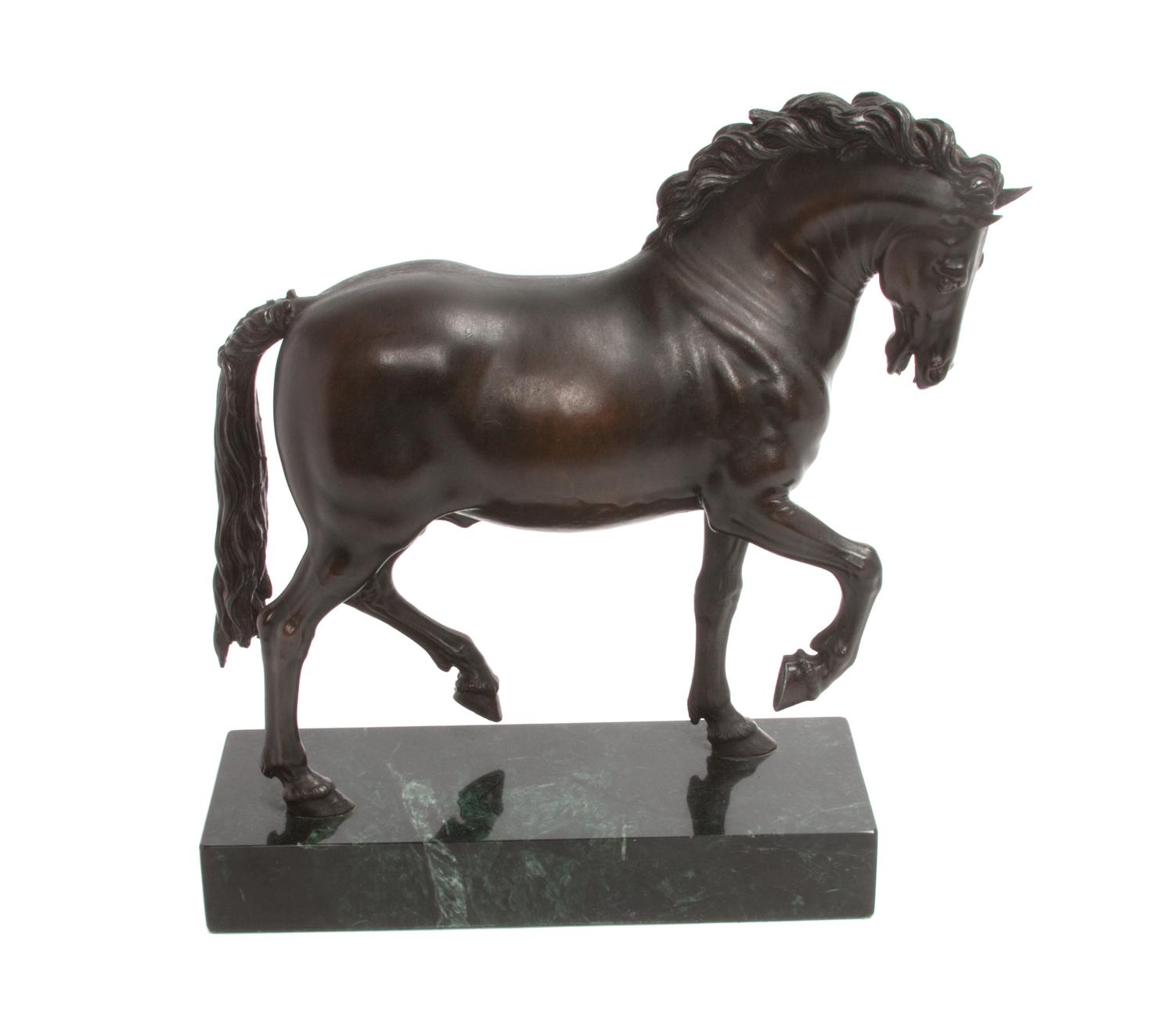 A Continental Bronze Model of Horse Height 10 inches.