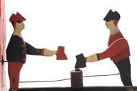 A Carved and Painted Whirligig