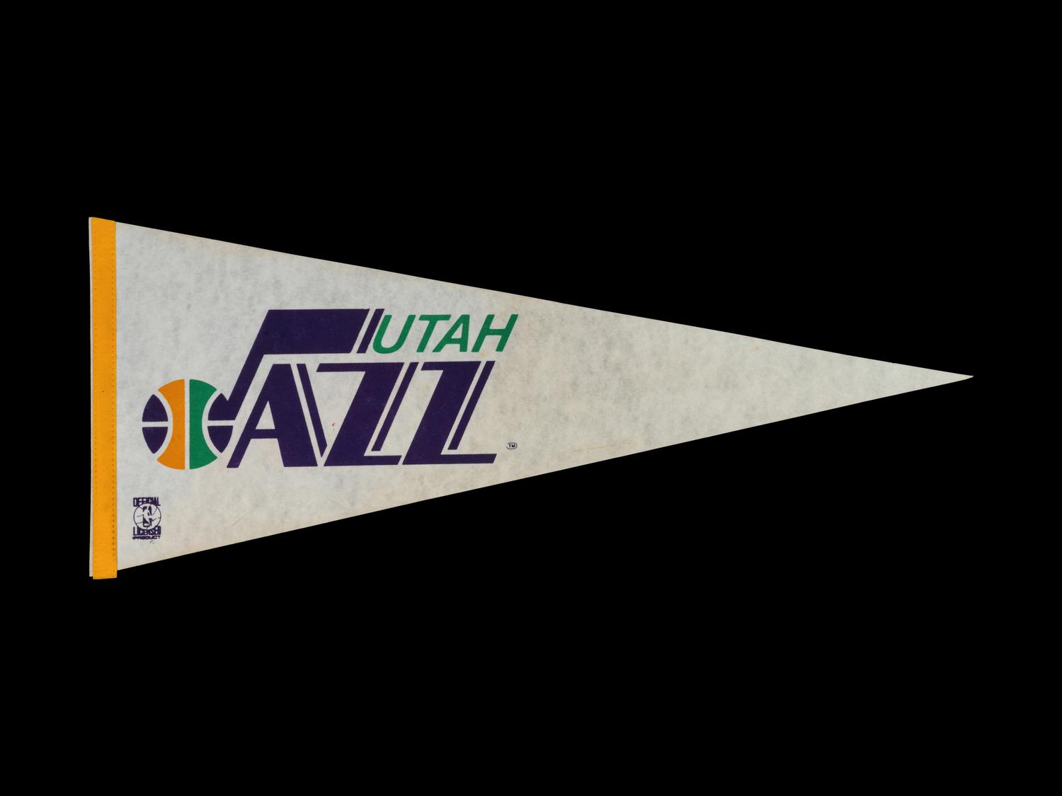 A Complete Set of 23 1980s Michael Jordan Rookie Era NBA Pennants,