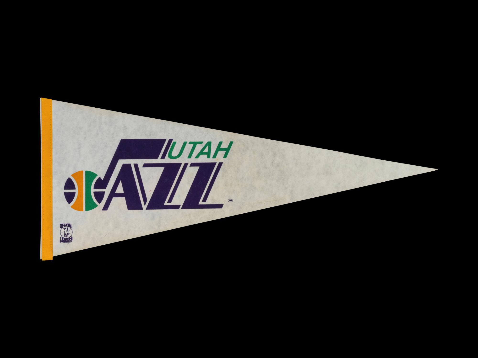 A Complete Set of 23 1980s Michael Jordan Rookie Era NBA Pennants,