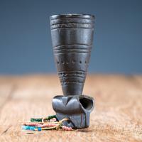 Mi'kmaq Engraved Steatite Pipe Bowl