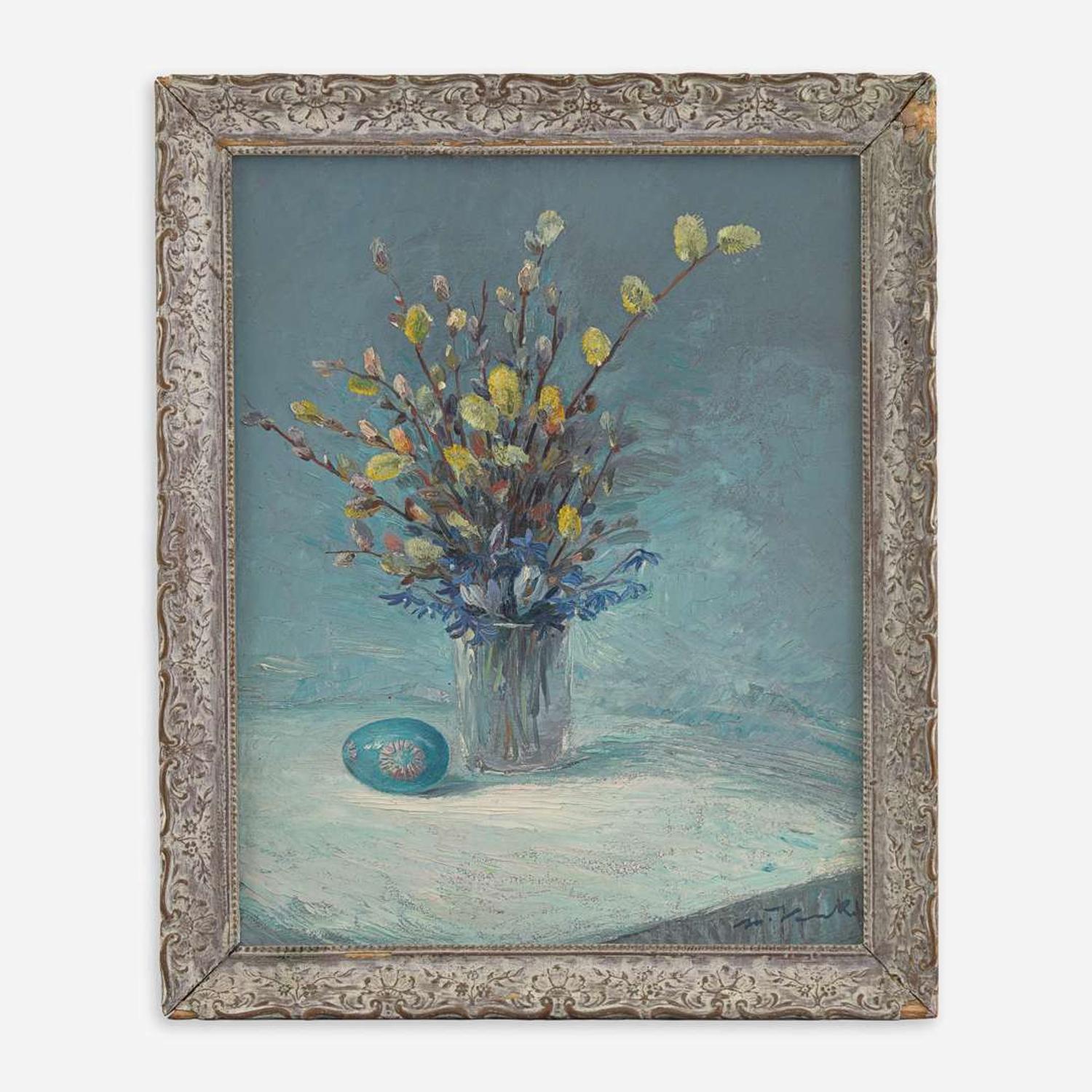 Maximilian Vanka (Croatian/American, 1890–1963) Still Life with Painted Egg