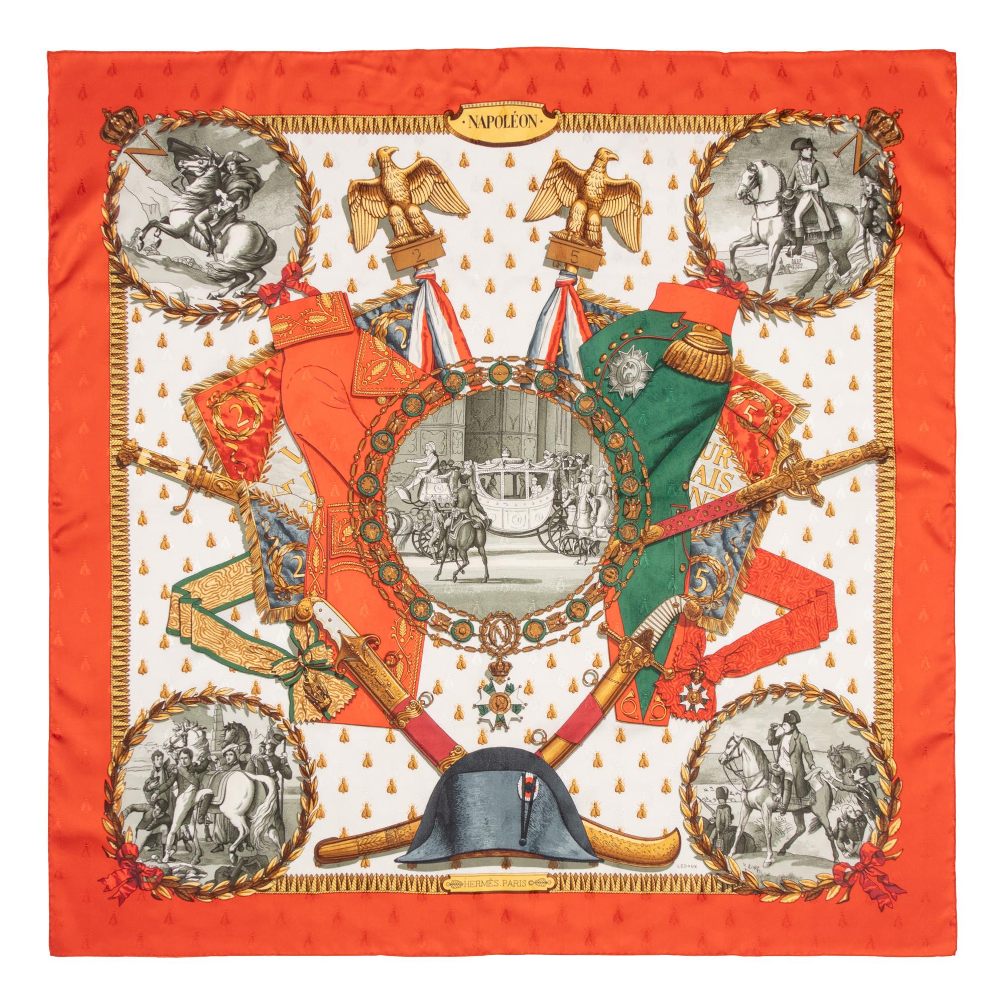 Four Hermès Scarves