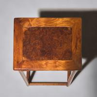 A Chinese Hardwood, Probably Huanghuali, and Burlwood Incense Stand, Xiangji , 20th Century 二十世紀 或黃花梨嵌癭木香几