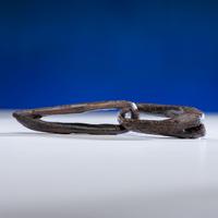 Ipiutak Culture, Fossilized Ivory Effigy Chain Link